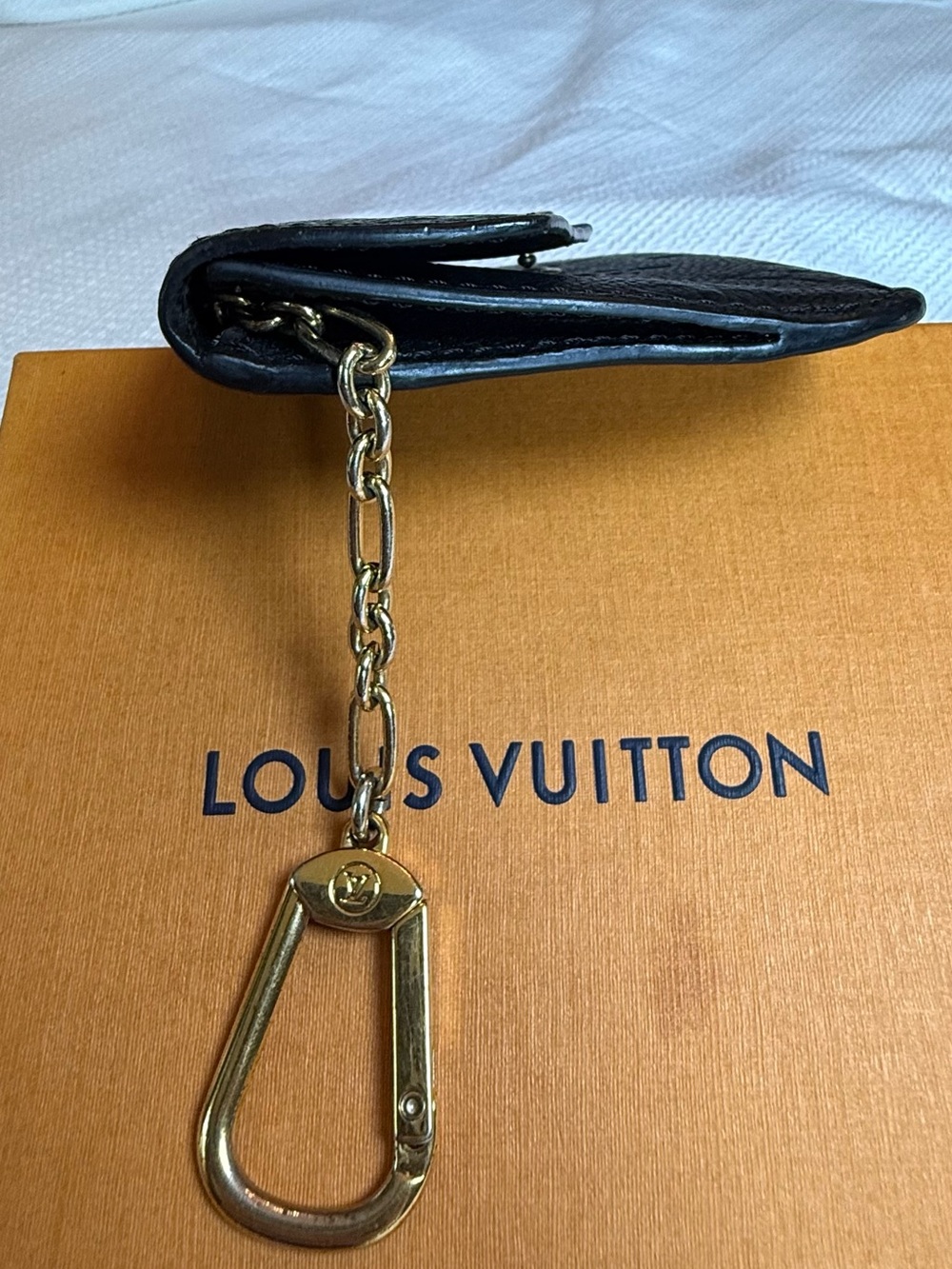 Louis Vuitton Black Monogram Empreinte Key Pouch / Card Holder - Picture 11 of 14
